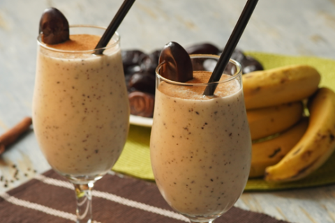 How to make date and banana shake